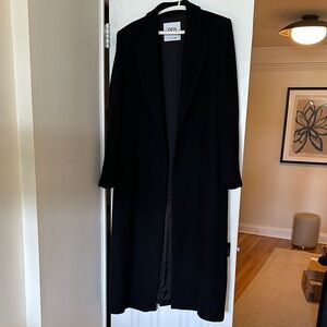 Zara Black Long Maxi Coat
